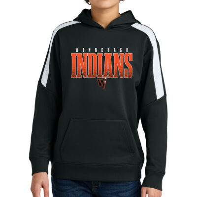 Winnebago Fans Club 2026 Logo 1 - Youth Sport Wick ® Fleece United Pullover Hoodie Thumbnail