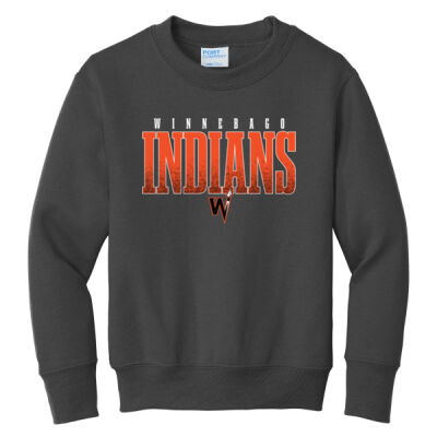 Winnebago Fans Club 2026 Logo 1 - Youth Core Fleece Crewneck Sweatshirt Thumbnail