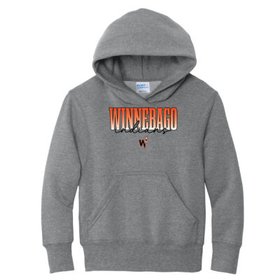 Winnebago Fans Club 2026 Logo 3 - Youth Core Fleece Pullover Hooded Sweatshirt Thumbnail