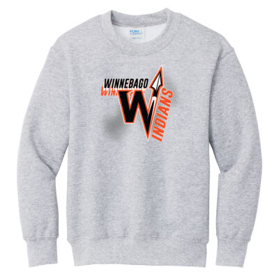 Winnebago Fans Club 2026 Logo 4 - Youth Core Fleece Crewneck Sweatshirt Thumbnail