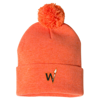 Winnebago Fans Club 2026 Embroidered Logo - 12" Pom-Pom Cuffed Beanie Thumbnail